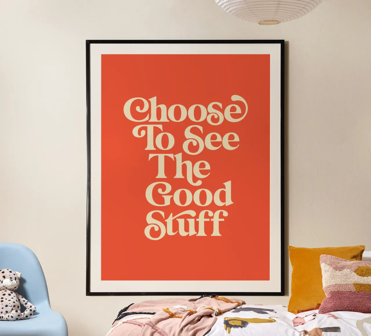 Choose to See the Good Stuff Stylish Typografie Design hahnemühle by THE MOTIVATED TYPE