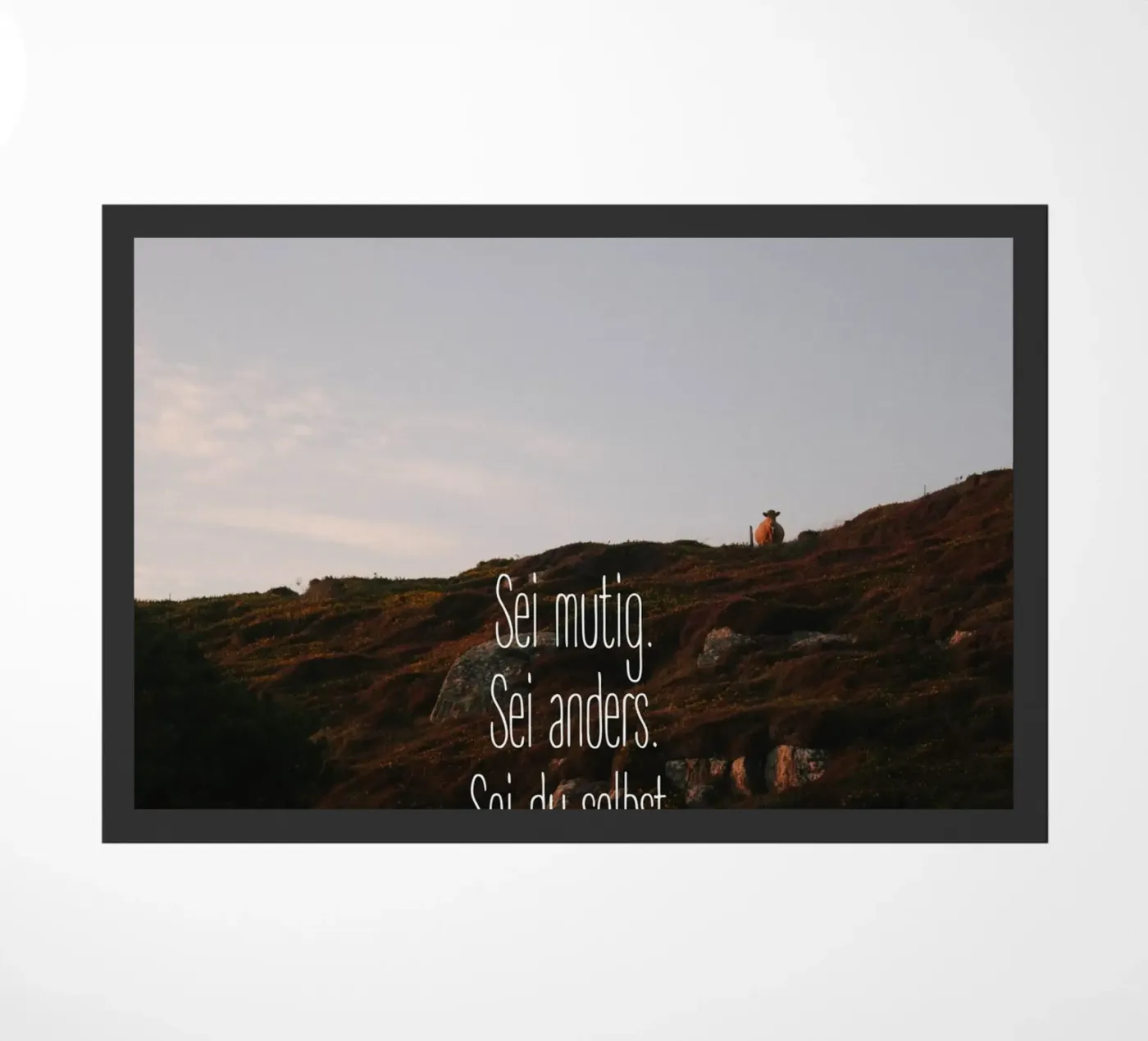 Sei mutig, sei anders, sei du selbst zerbino da Wild Coast Studio