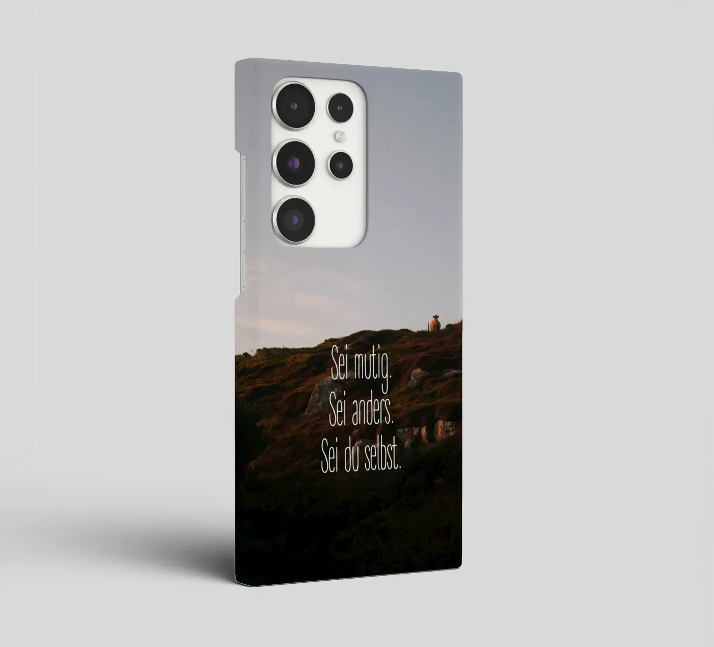 Sei mutig, sei anders, sei du selbst cover samsung da Wild Coast Studio