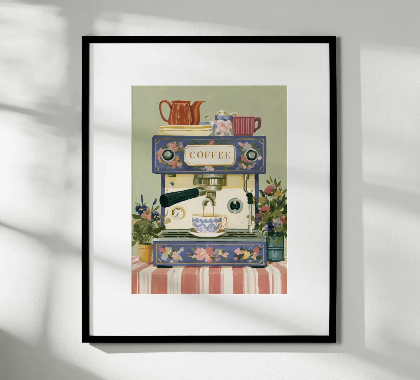 Caffè d'epoca poster da Rustic Grace Studio 02