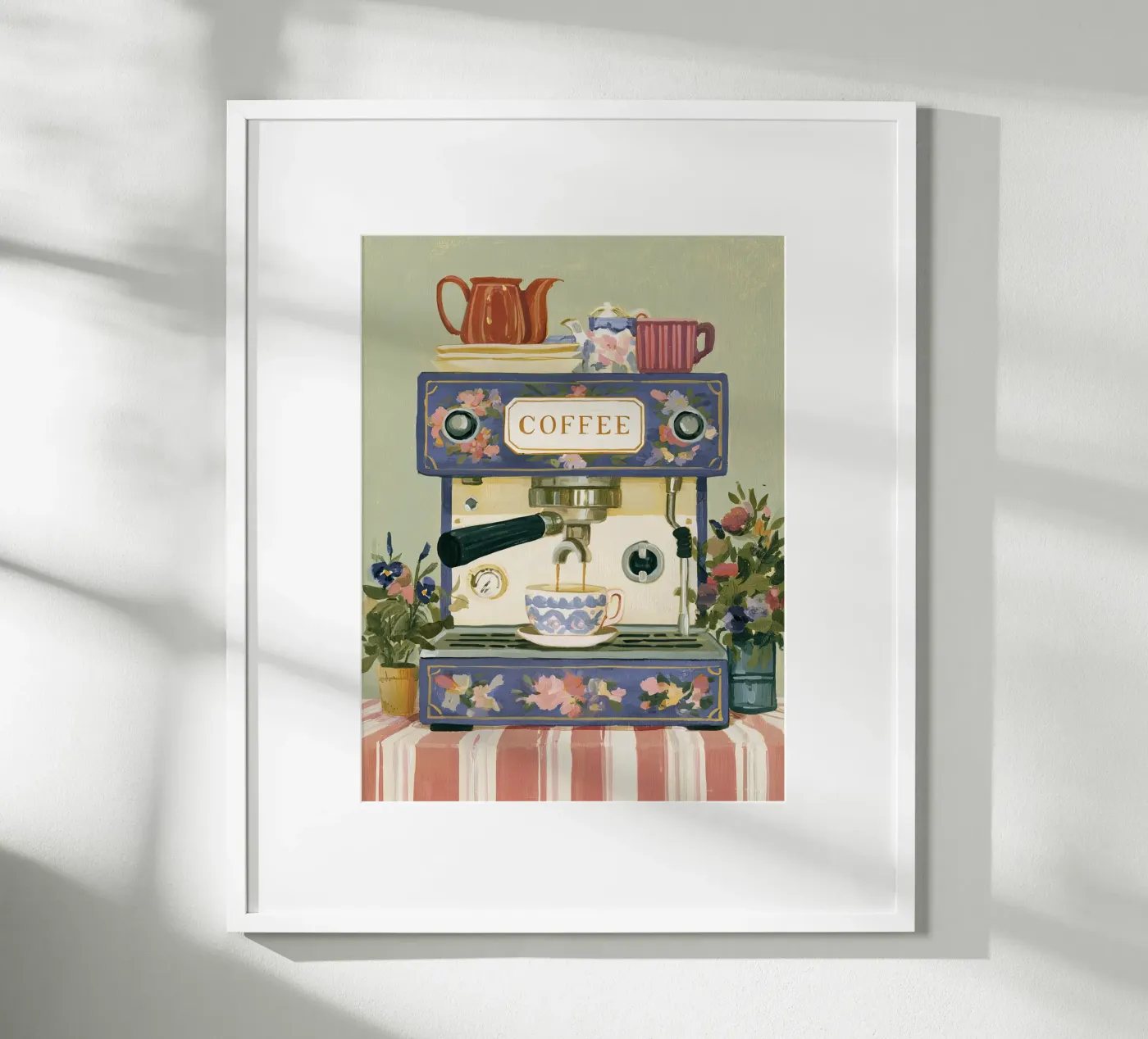 Caffè d'epoca poster da Rustic Grace Studio 02
