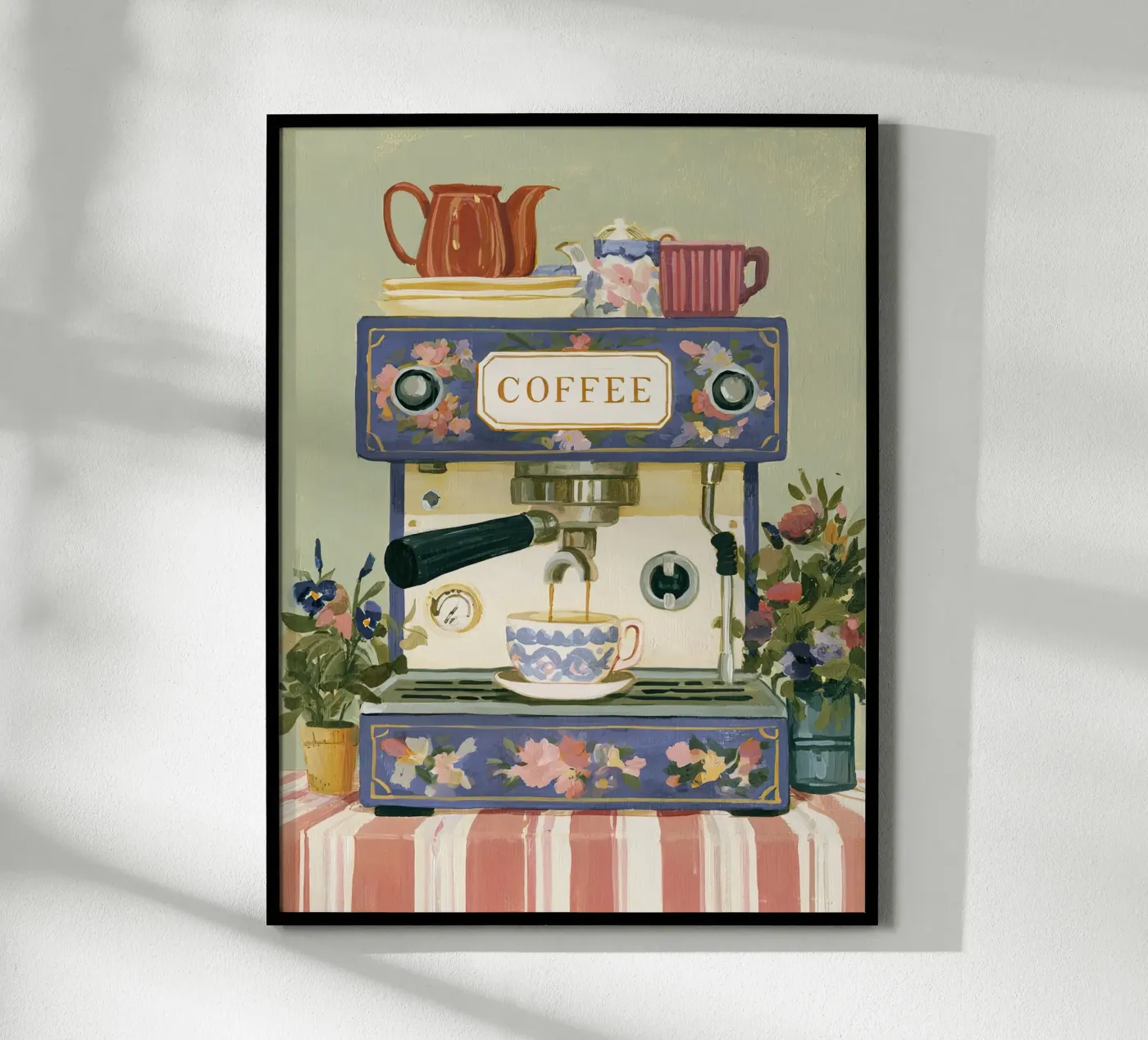 Caffè d'epoca poster da Rustic Grace Studio 02