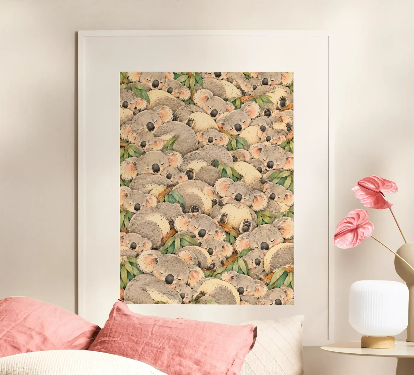 Koalas poster by Miss Tigri