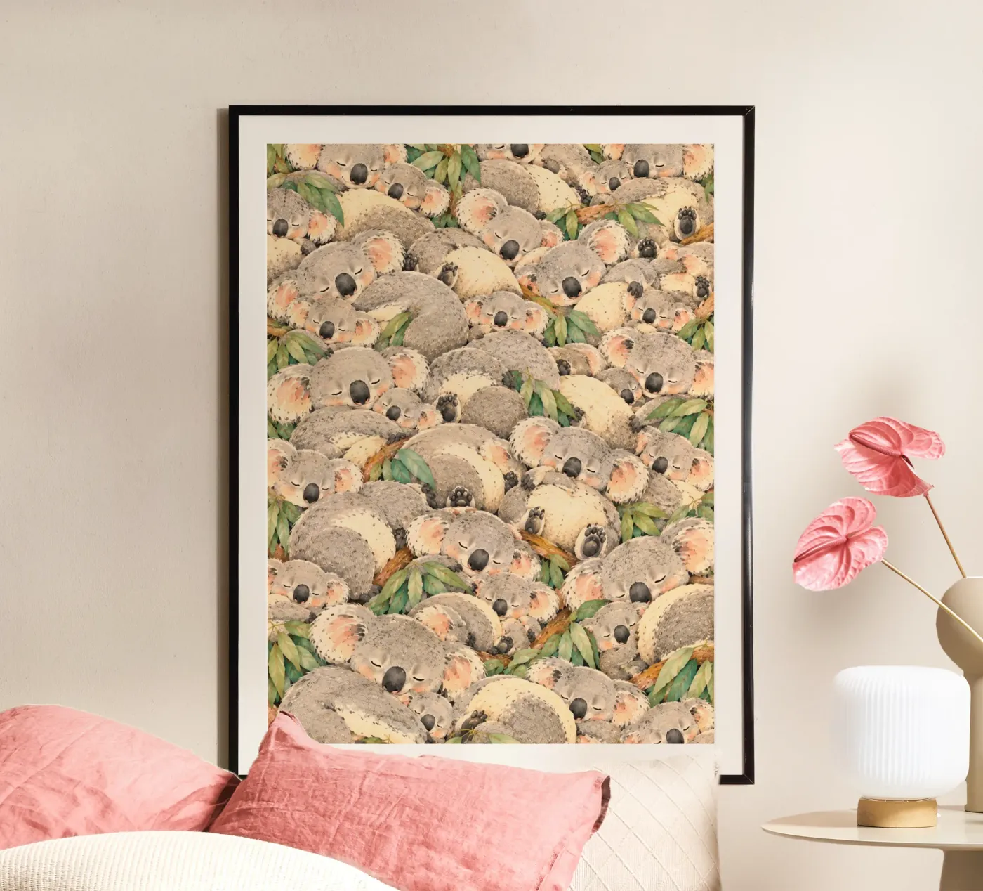 Koalas poster by Miss Tigri