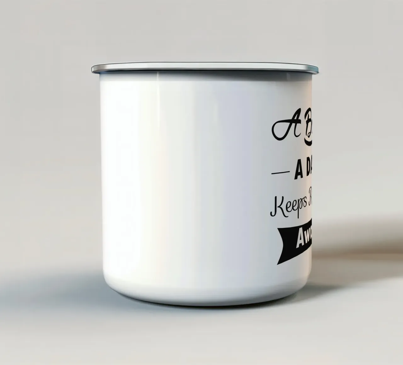 A Book A Day tazza in smalto da IndigoBird
