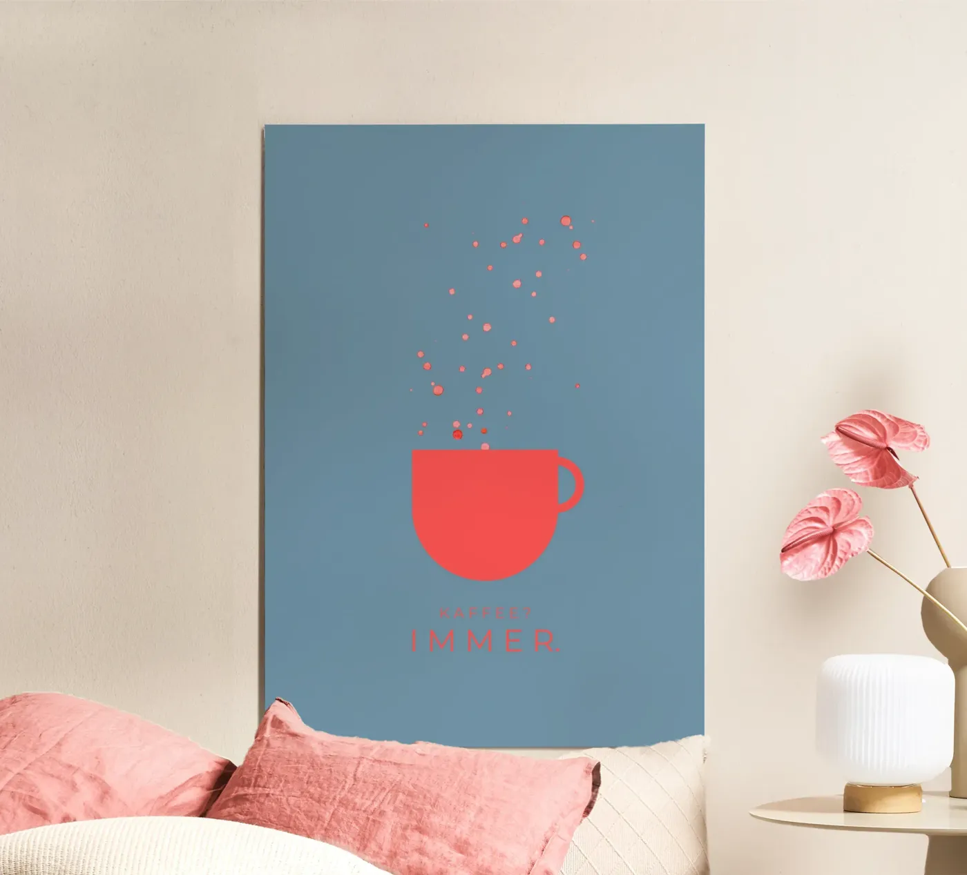 KAFFEE?IMMER. poster da lisasflausenimkopf