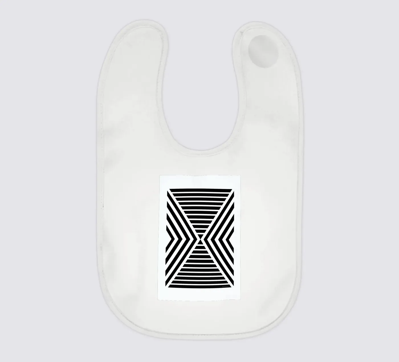 Optical baby bib by The Wall Shop