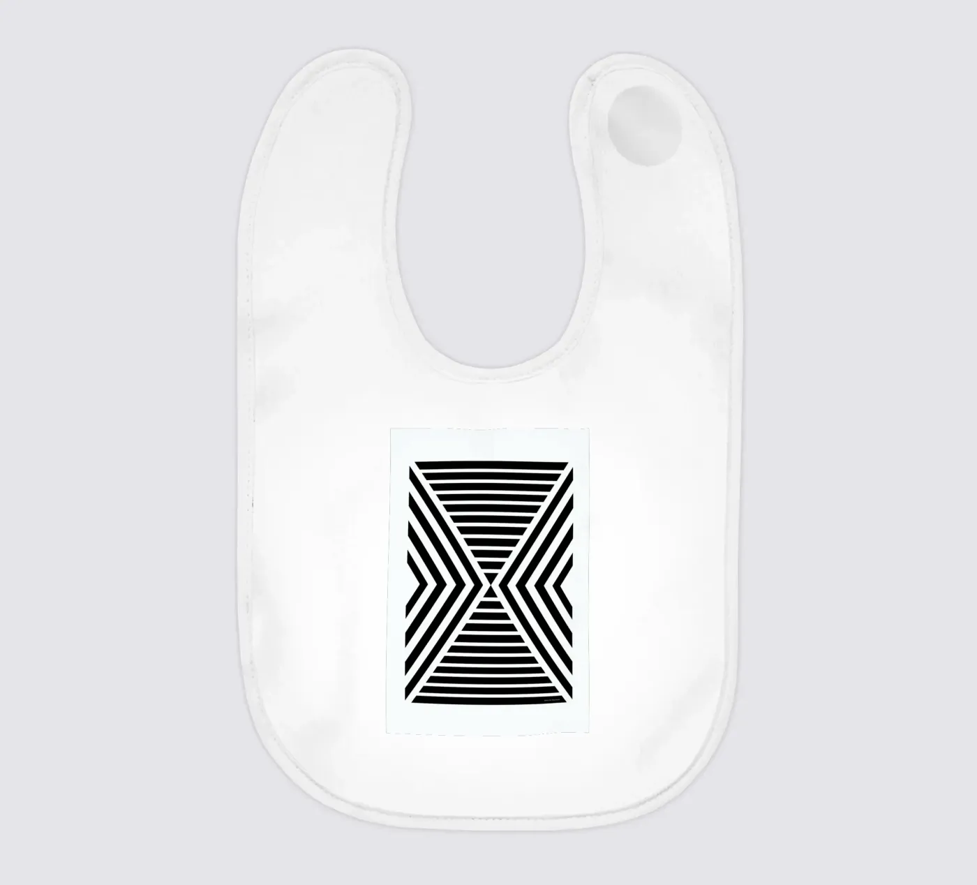 Optical baby bib by The Wall Shop