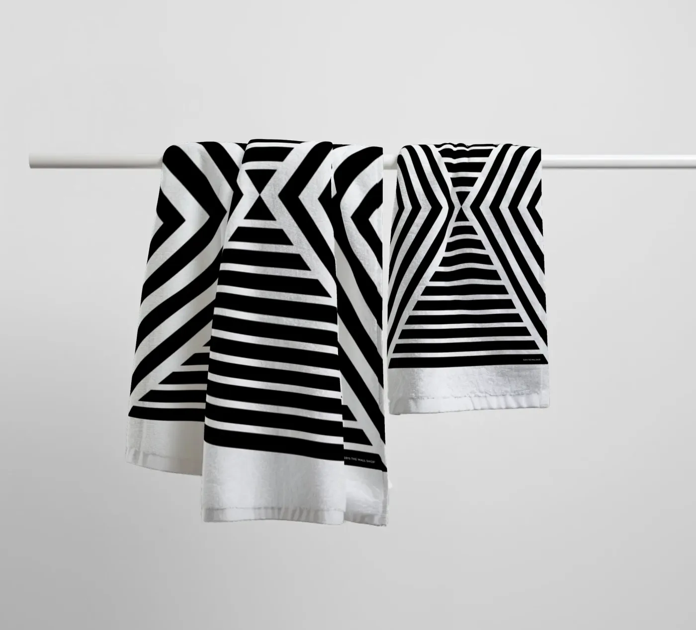 Optical badhanddoek van The Wall Shop