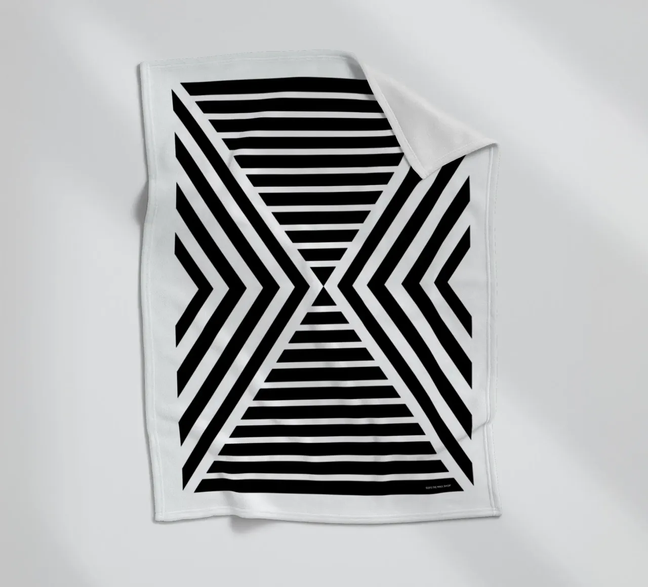 Optical plaid polaire de The Wall Shop