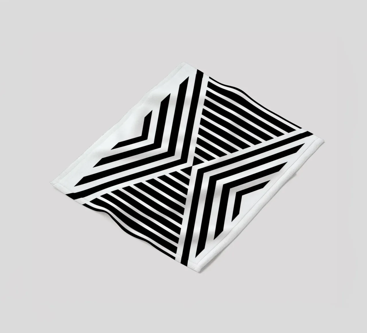 Optical plaid polaire de The Wall Shop