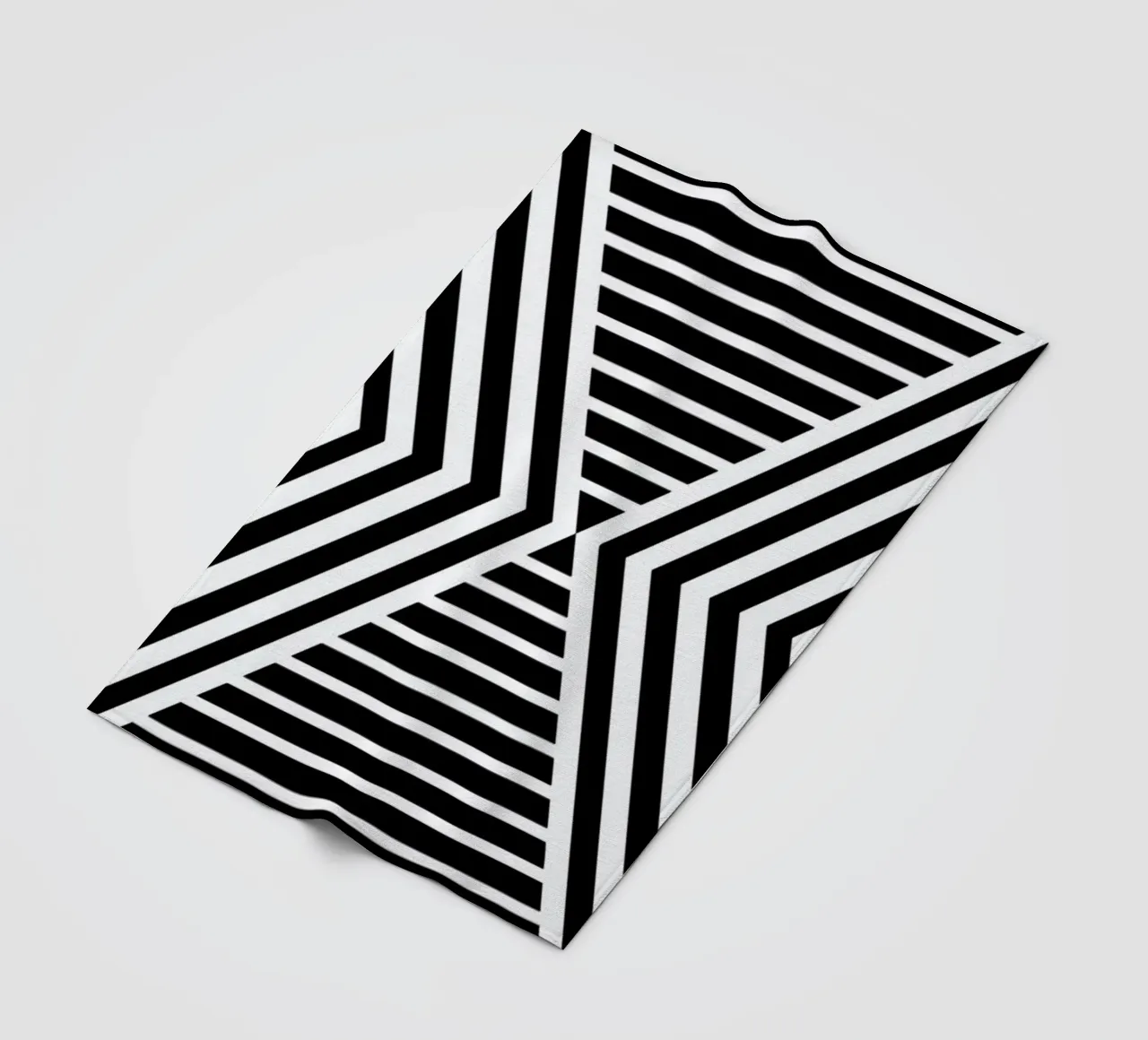 Optical plaid polaire de The Wall Shop