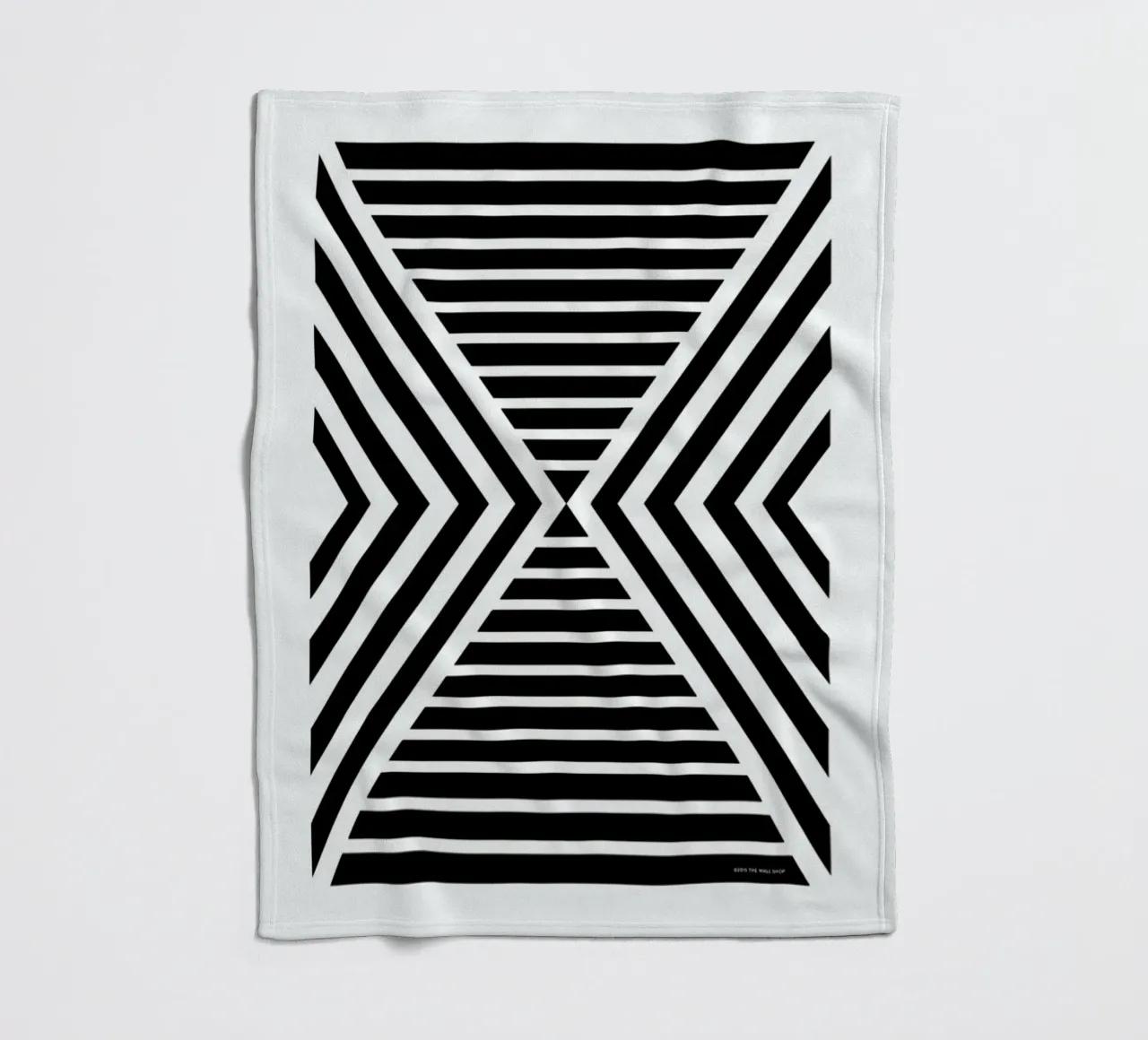 Optical Fleecedecke von The Wall Shop