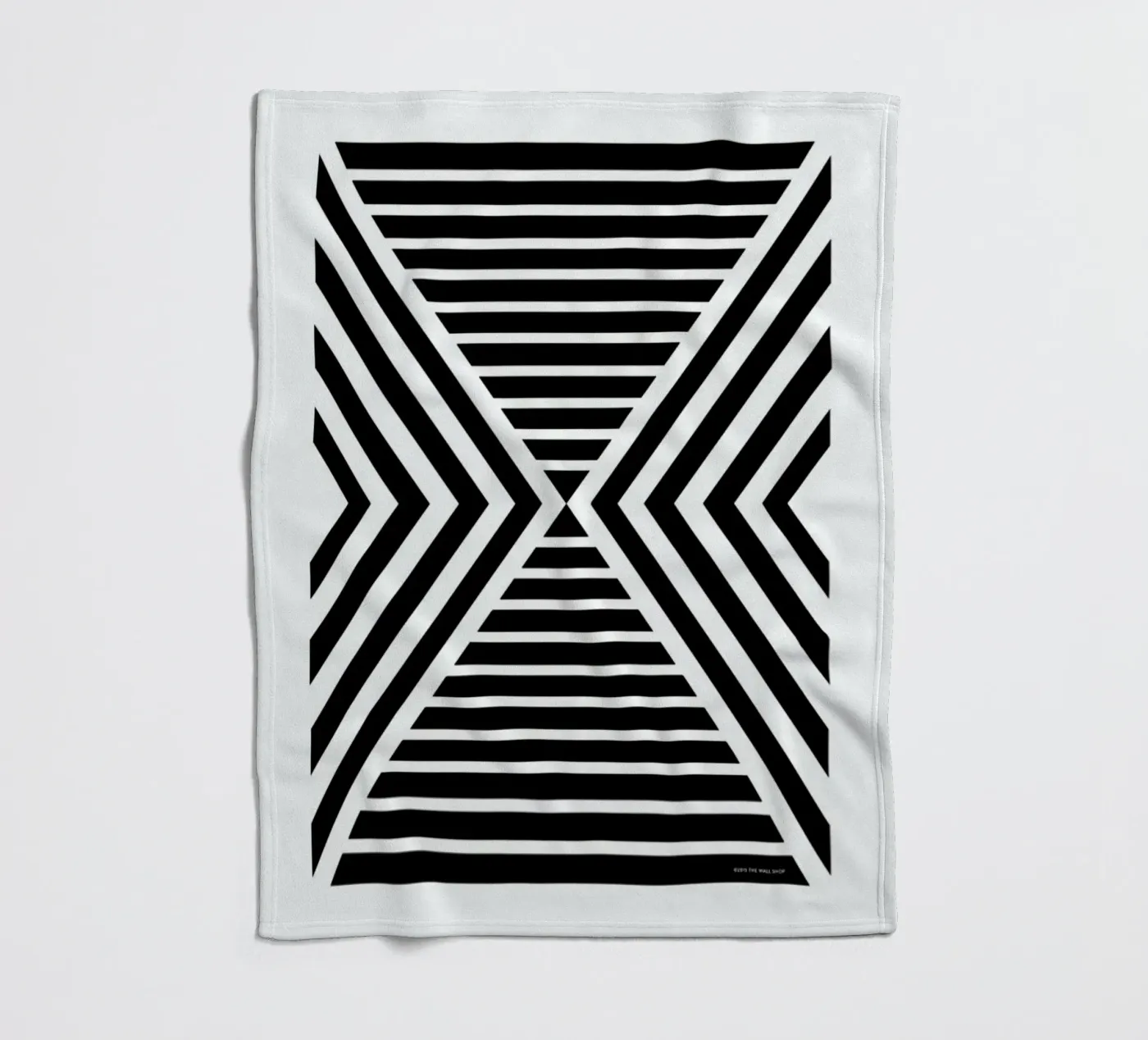 Optical Fleecedecke von The Wall Shop