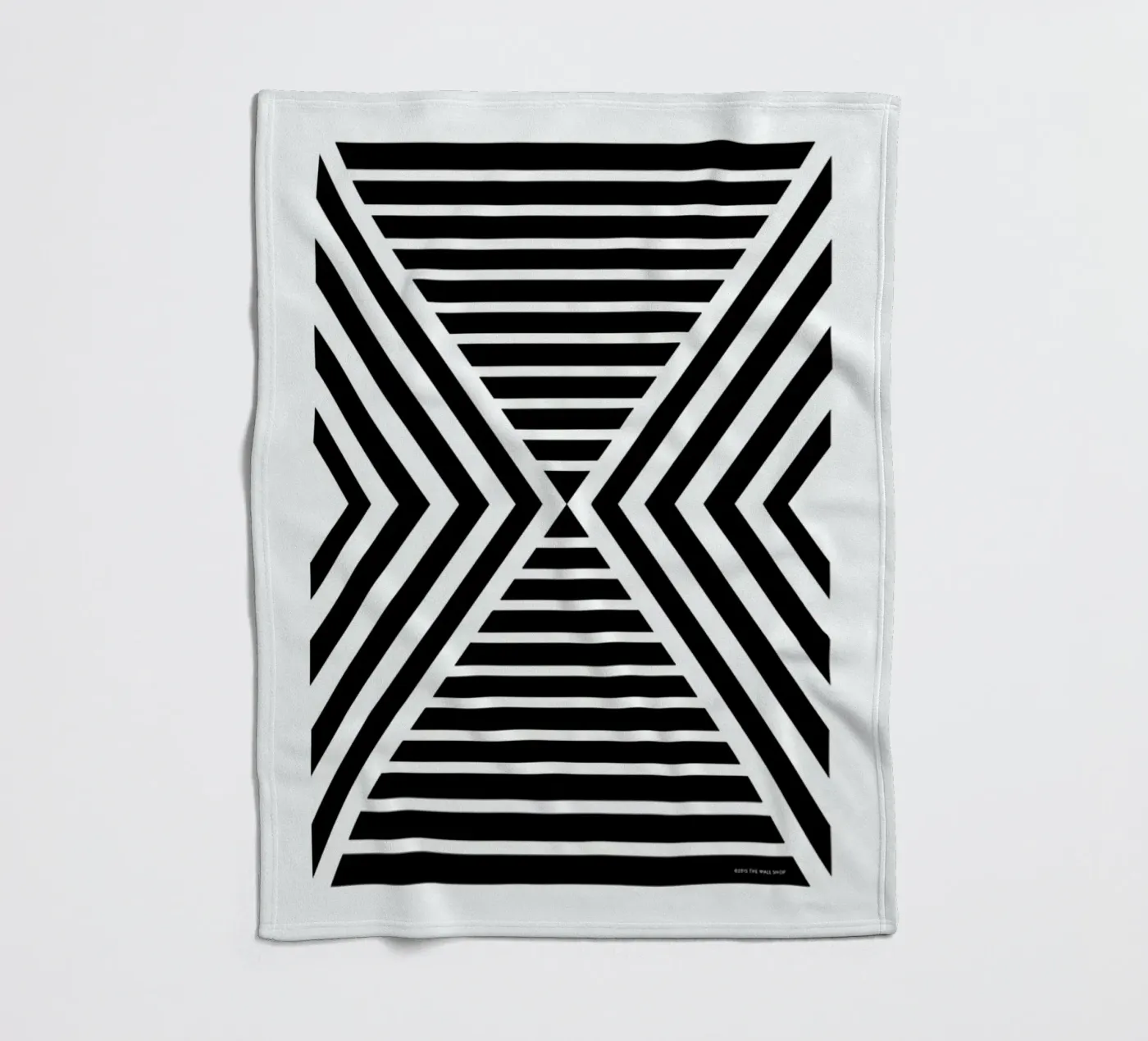 Optical Fleecedecke von The Wall Shop