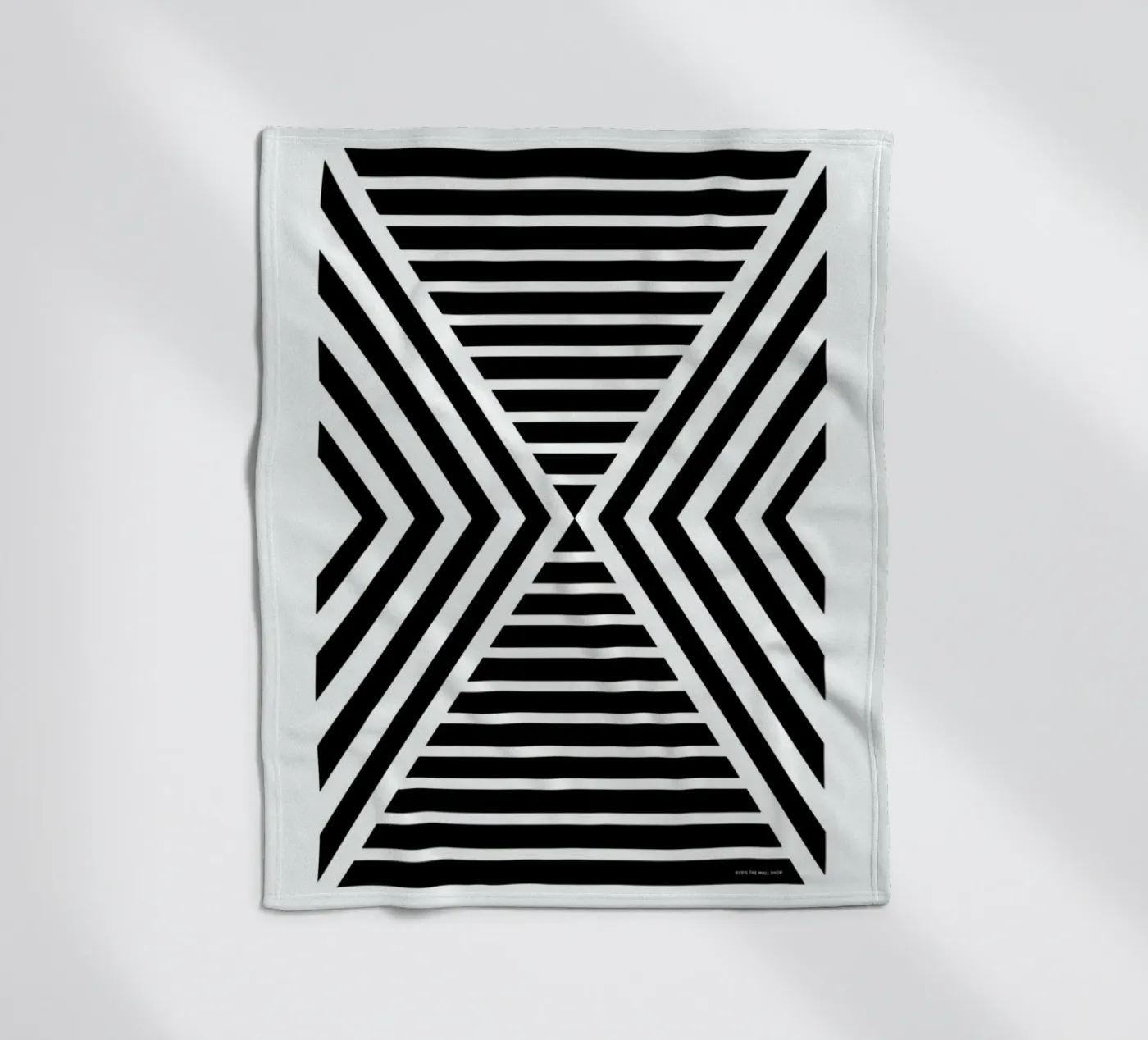 Optical Fleecedecke von The Wall Shop