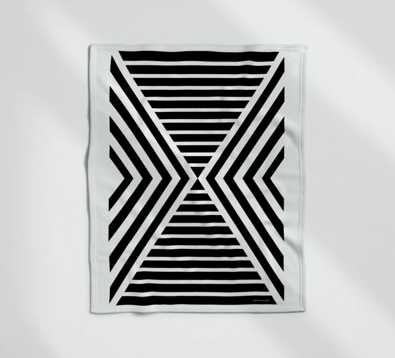 Optical plaid polaire de The Wall Shop