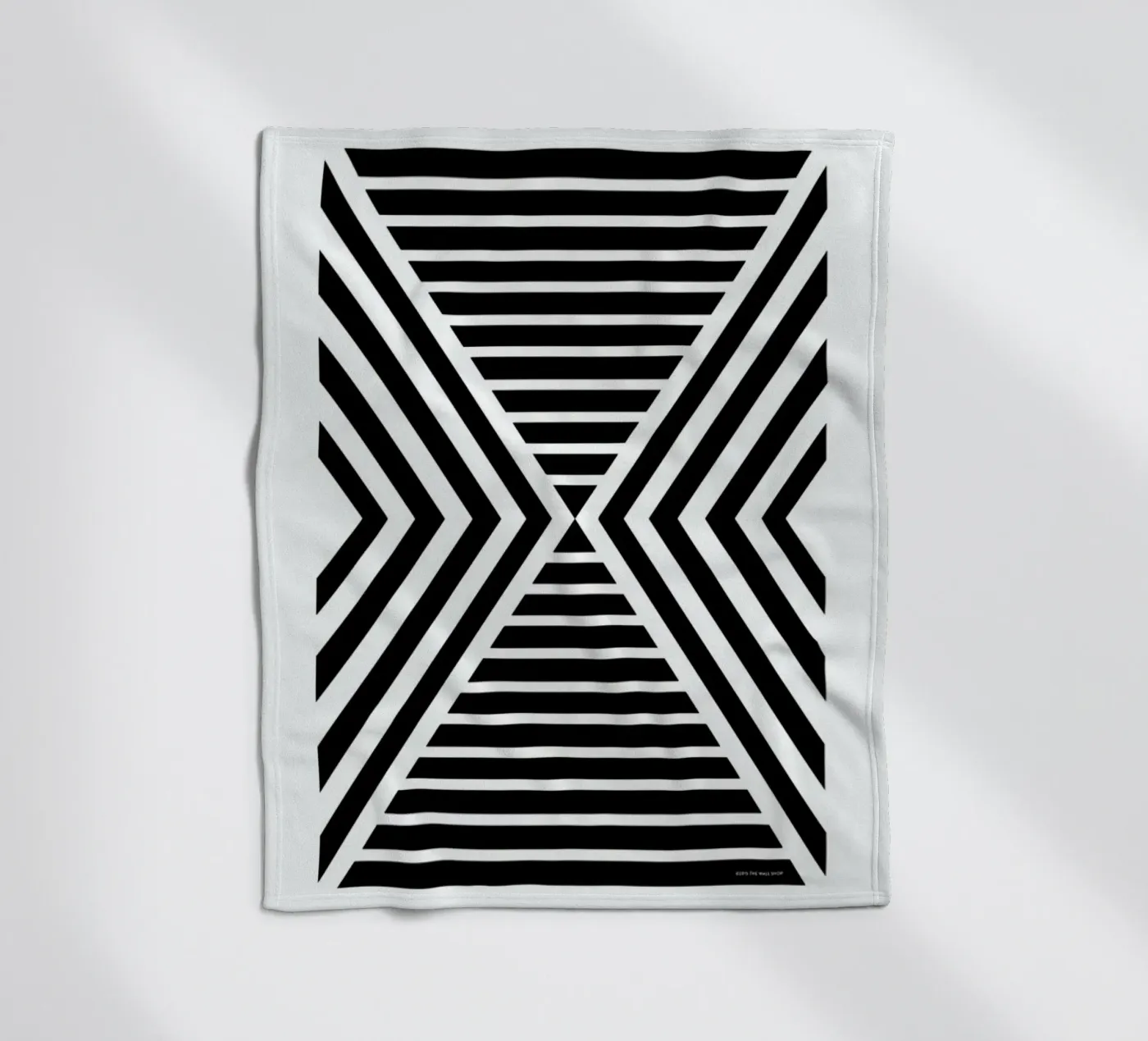 Optical Fleecedecke von The Wall Shop