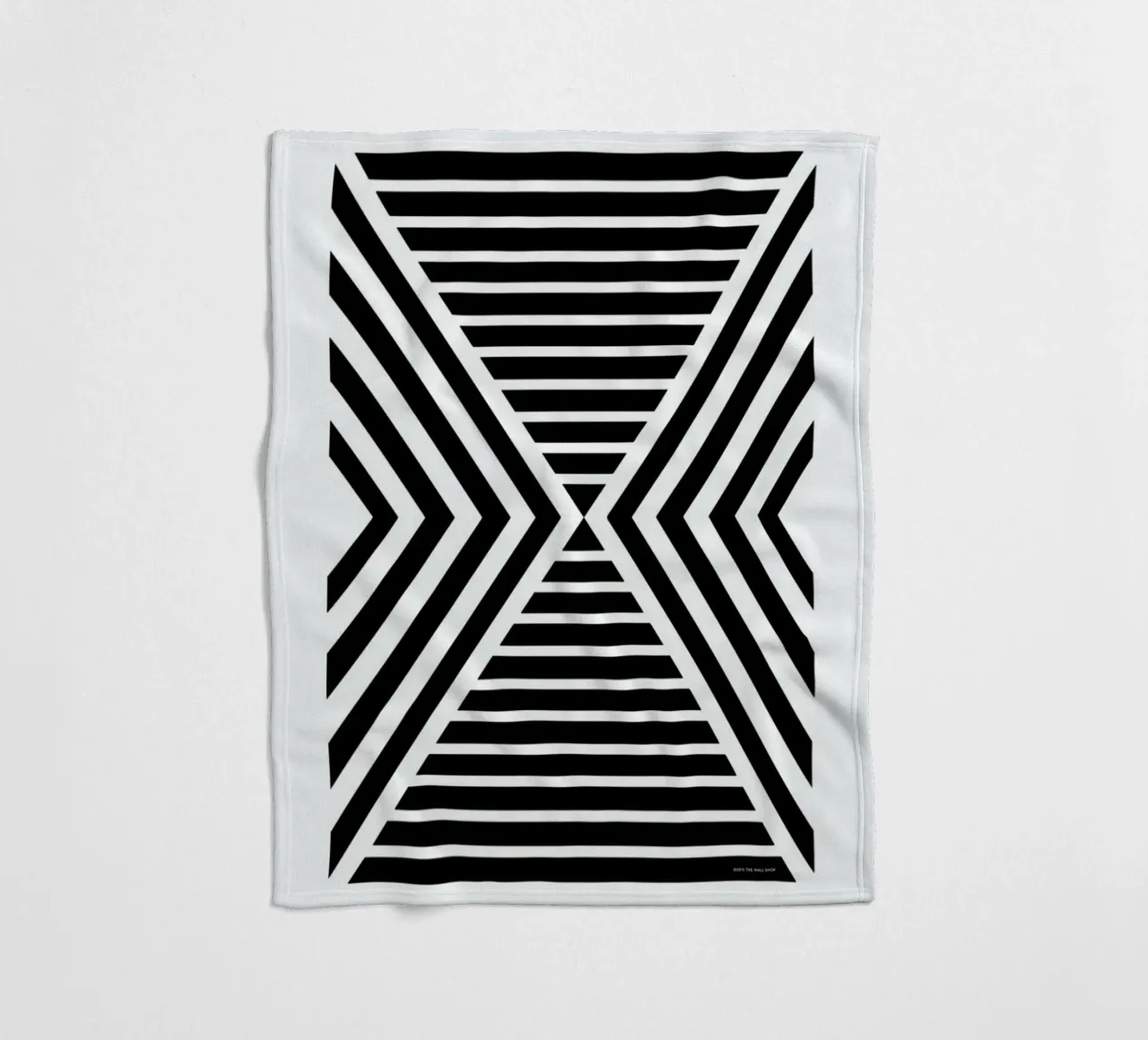 Optical plaid polaire de The Wall Shop