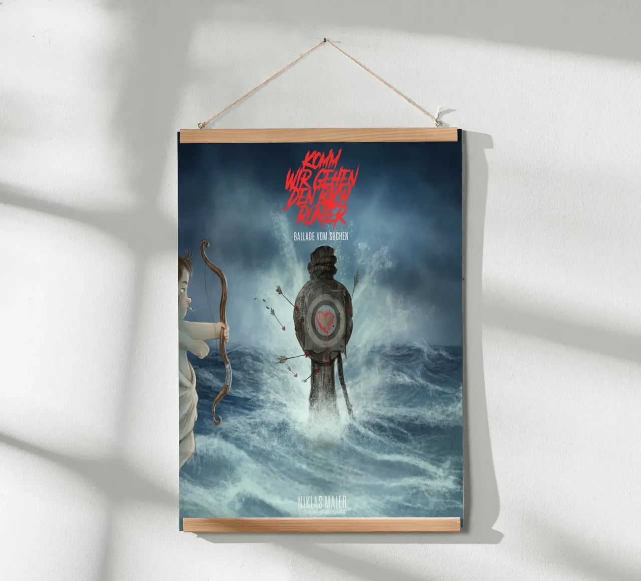 KOMM, WIR GEHEN DEN BACH RUNTER – BALLADE VOM SUCHEN poster by Cute'n'Rude