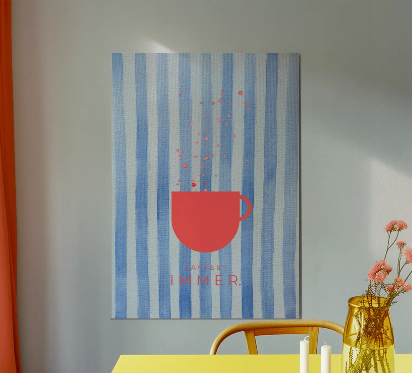 KAFFEE?IMMER. Poster von lisasflausenimkopf