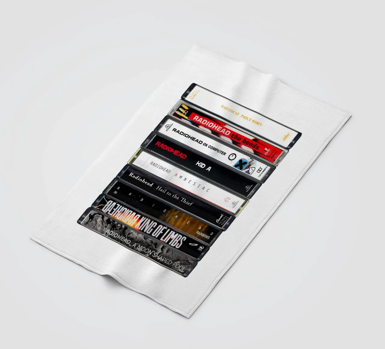 Radiohead - Album raccolti - Stampa su cassetta coperta in pile da MrMustardPrints
