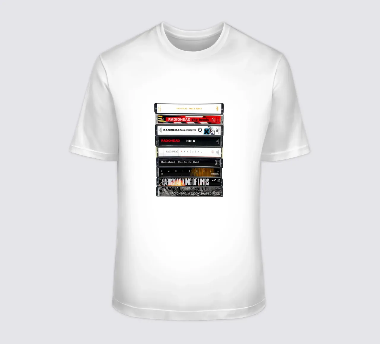 Radiohead - Album raccolti - Stampa su cassetta t-shirt da MrMustardPrints