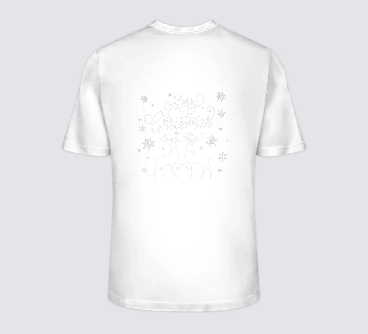 Buon Natale con cervi, caprioli e fiocchi di neve t-shirt da CalliLetters