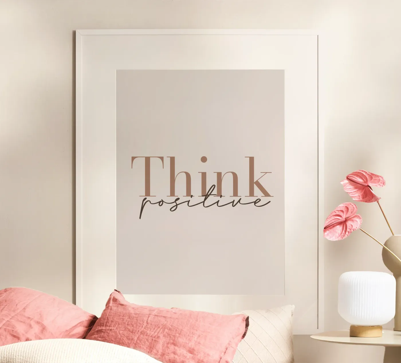 Think positive poster da Positive Ink