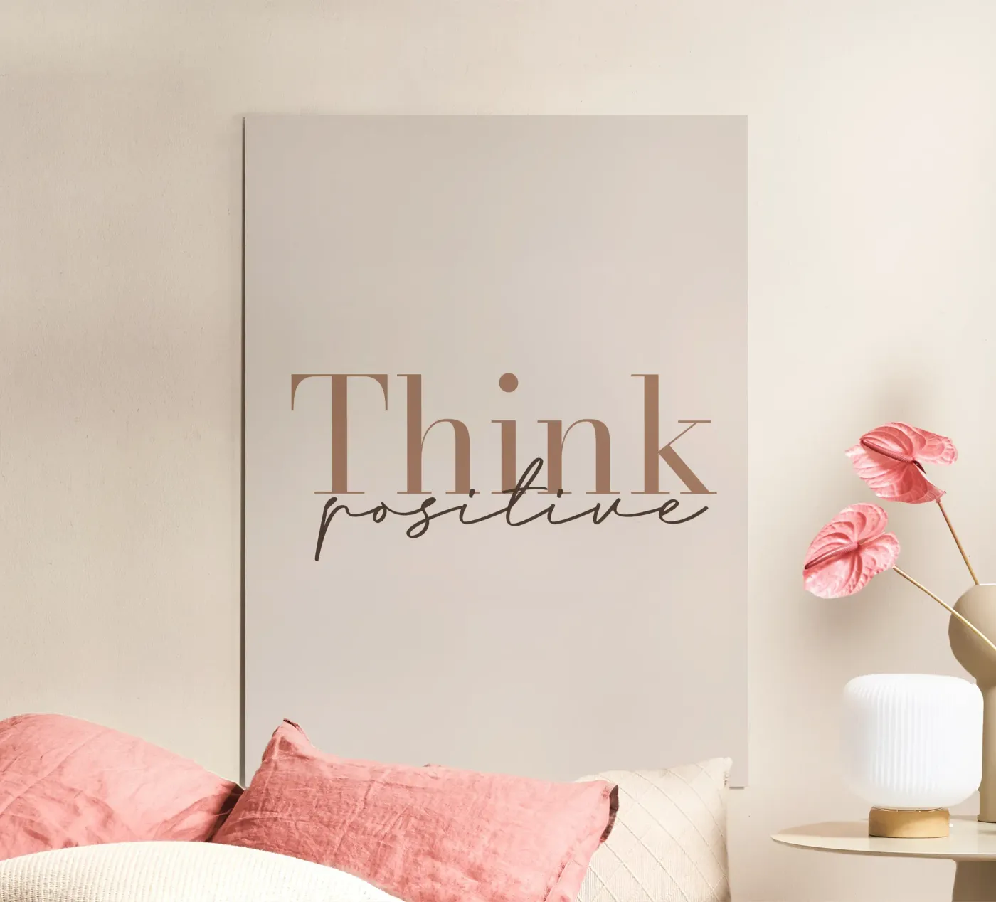 Think positive poster da Positive Ink