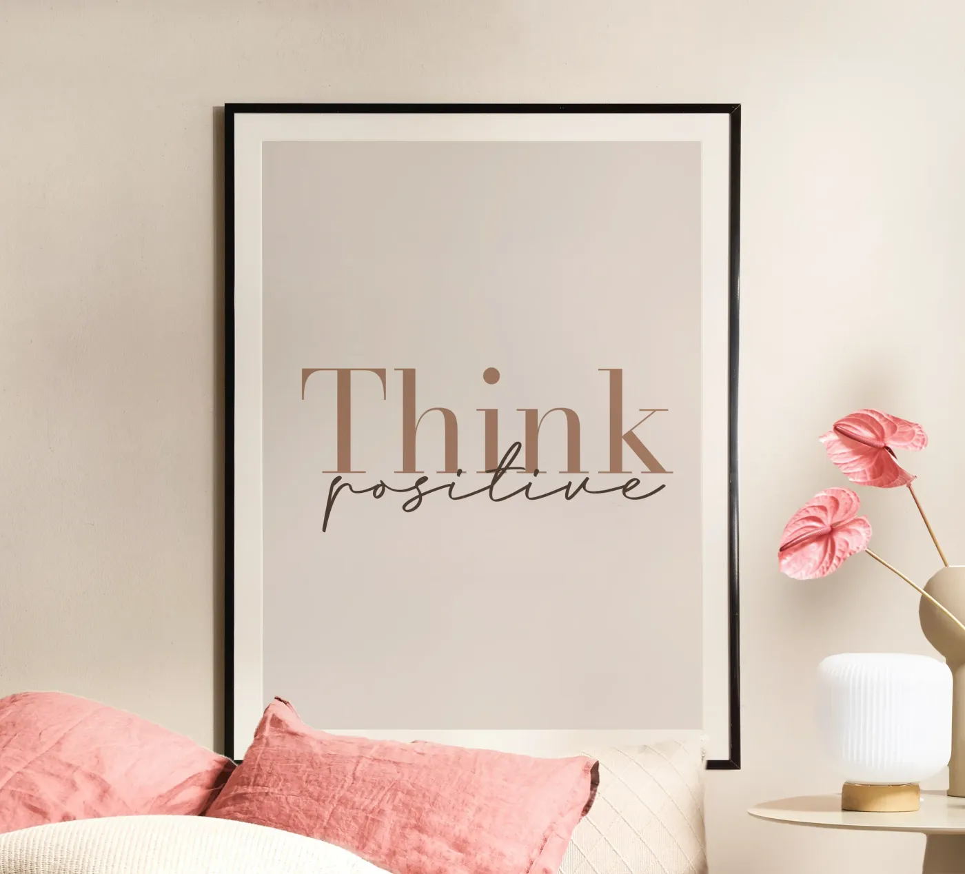 Think positive poster da Positive Ink