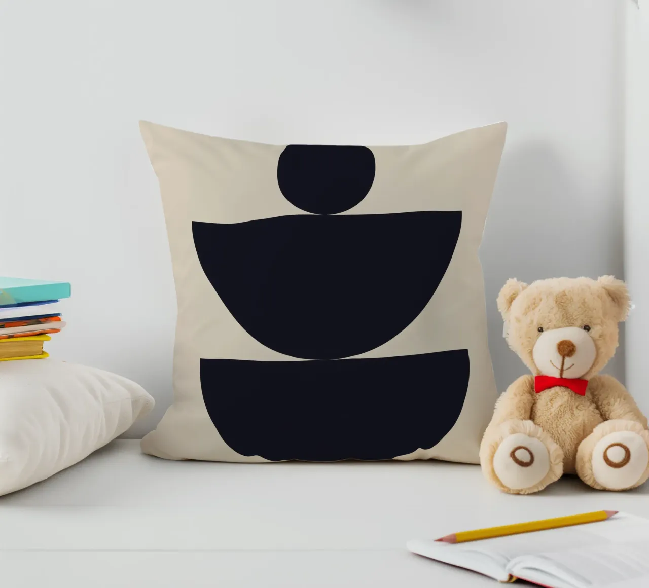 Astratto Boho metà secolo Pattern 13 cuscino da Paigaam Studio