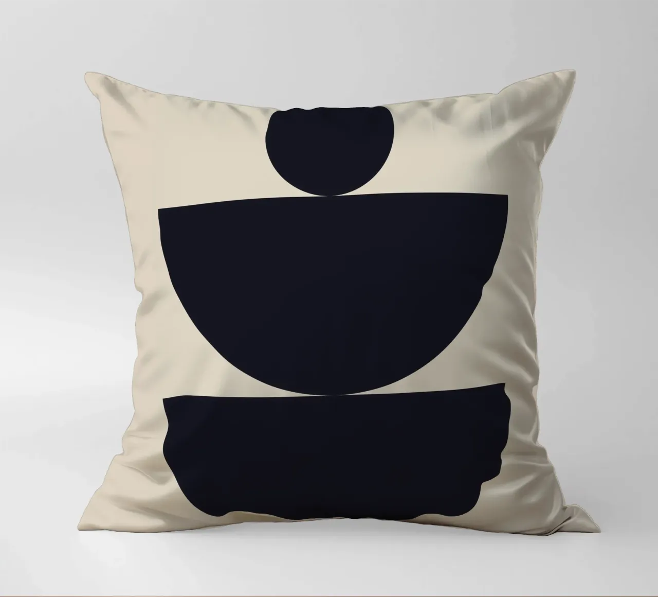 Abstrait Boho mid century Motif 13 coussin de Paigaam Studio
