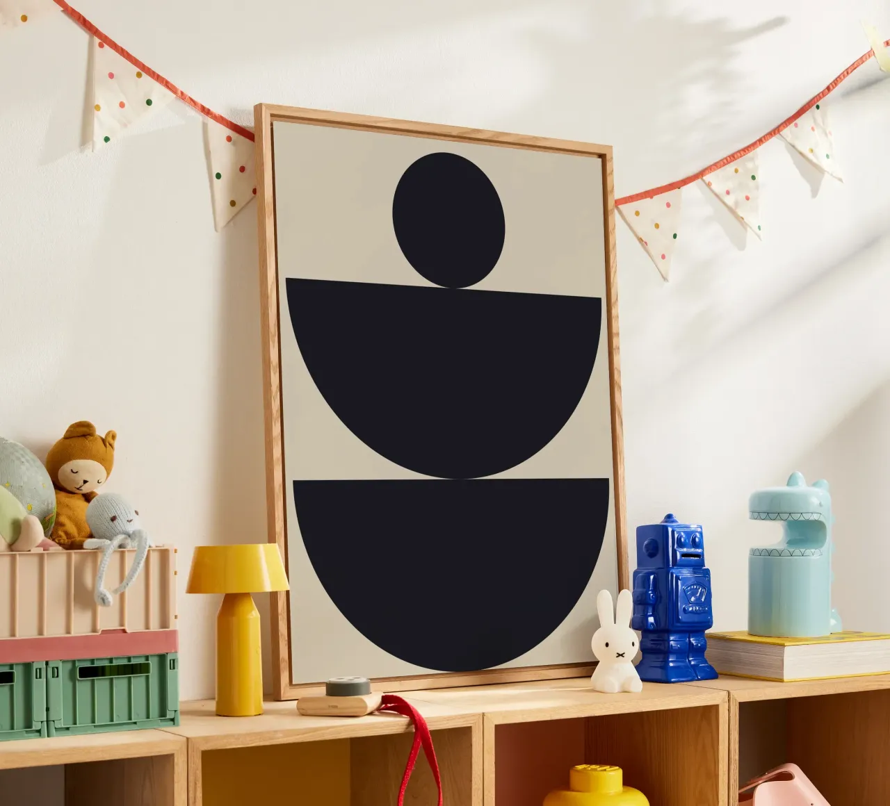 Astratto Boho metà secolo Pattern 13 plexiglass da Paigaam Studio