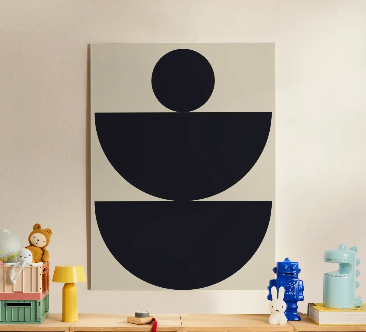 Astratto Boho metà secolo Pattern 13 plexiglass da Paigaam Studio