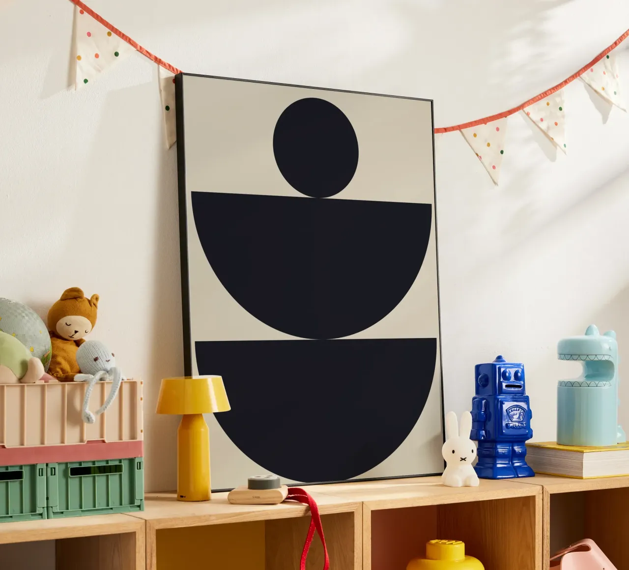 Astratto Boho metà secolo Pattern 13 alluminio dibond da Paigaam Studio