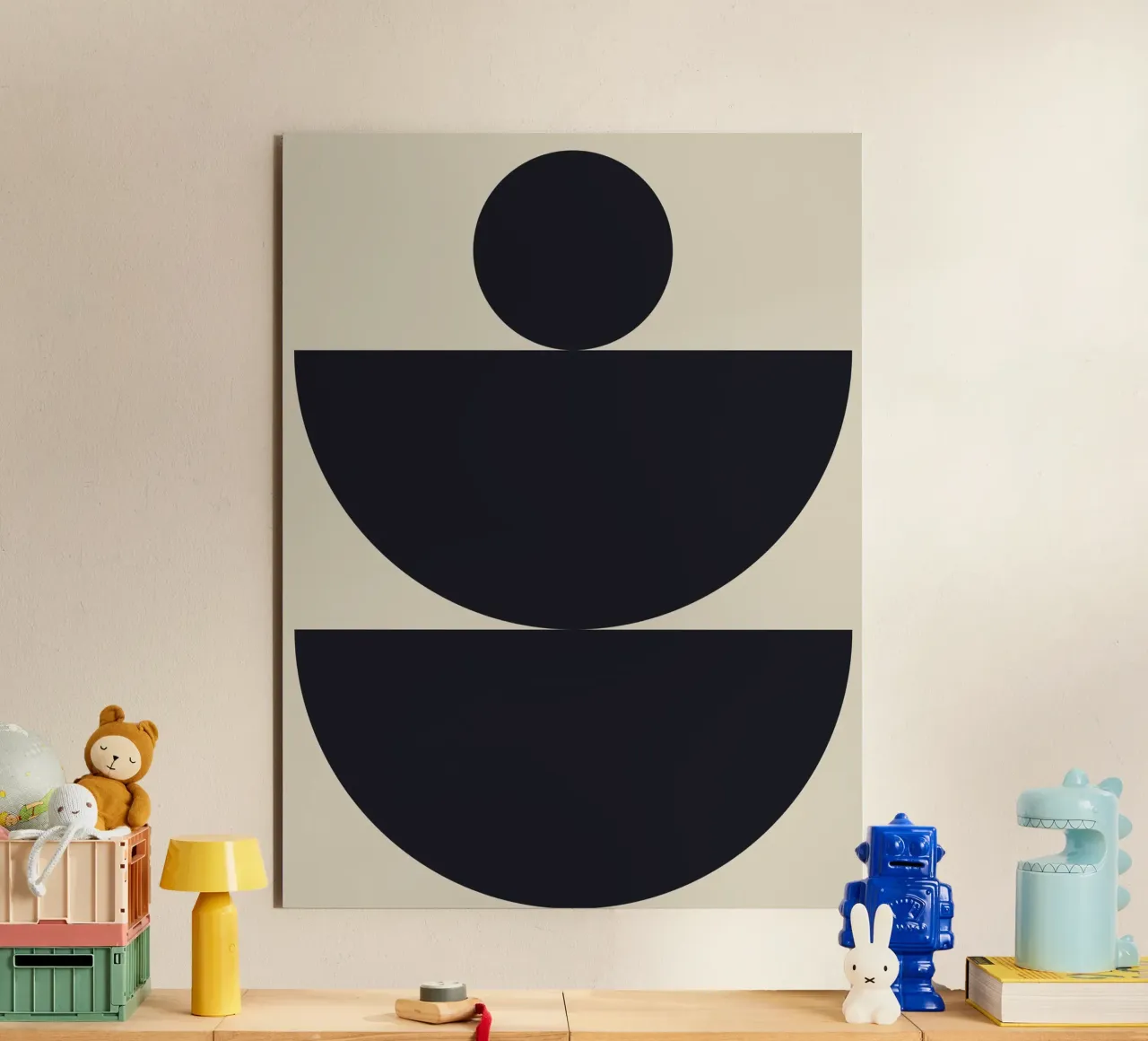 Astratto Boho metà secolo Pattern 13 alluminio dibond da Paigaam Studio