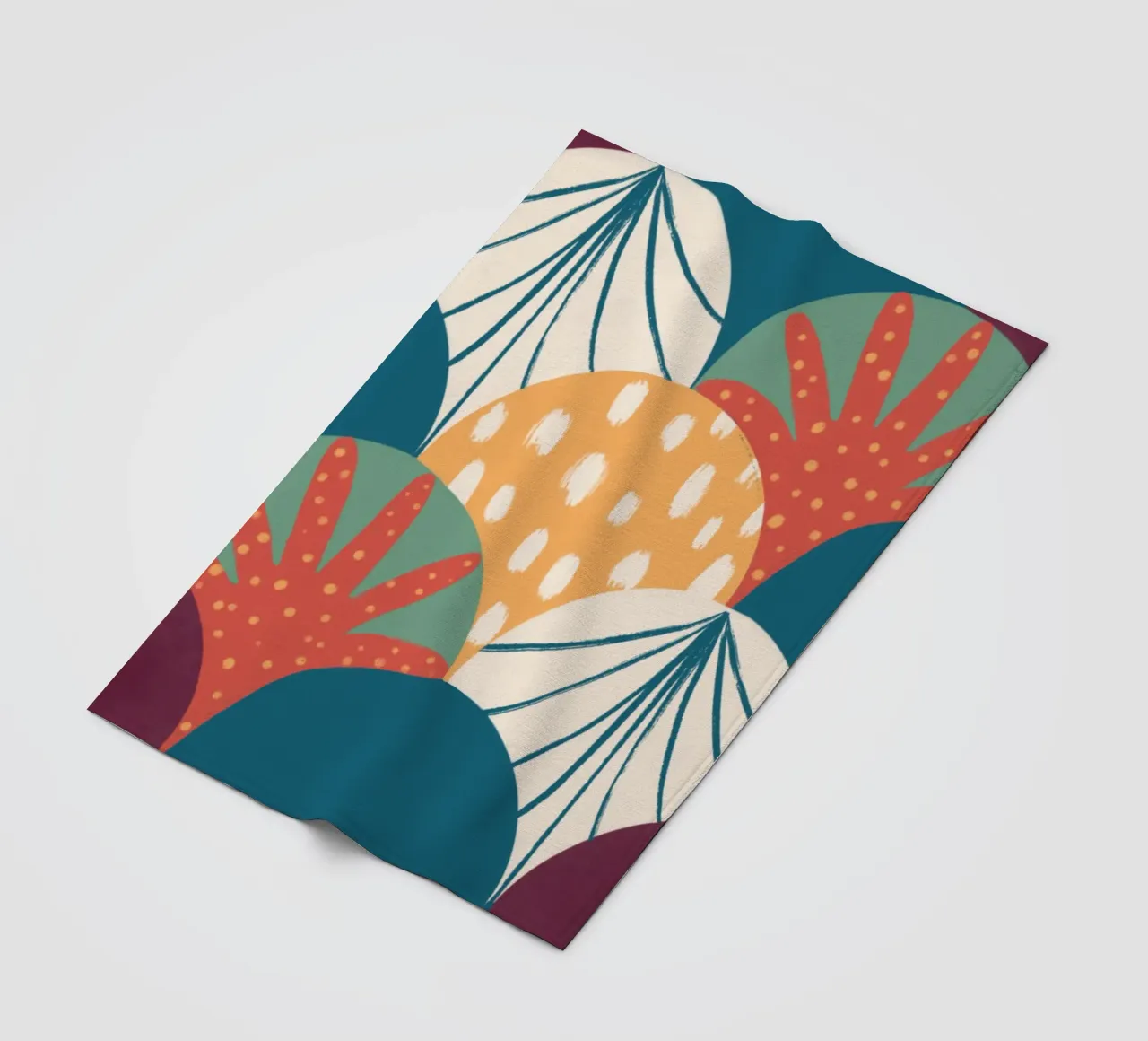 Pattern Scallop fleecedeken van Studio Fiamma