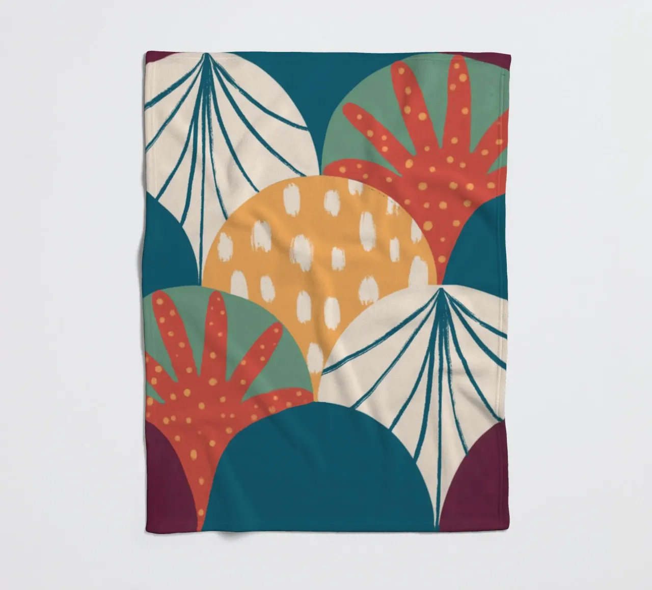 Pattern Scallop fleecedeken van Studio Fiamma