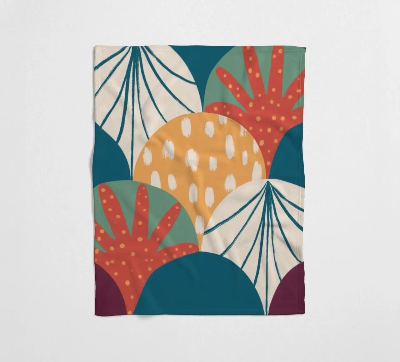 Pattern Scallop fleecedeken van Studio Fiamma