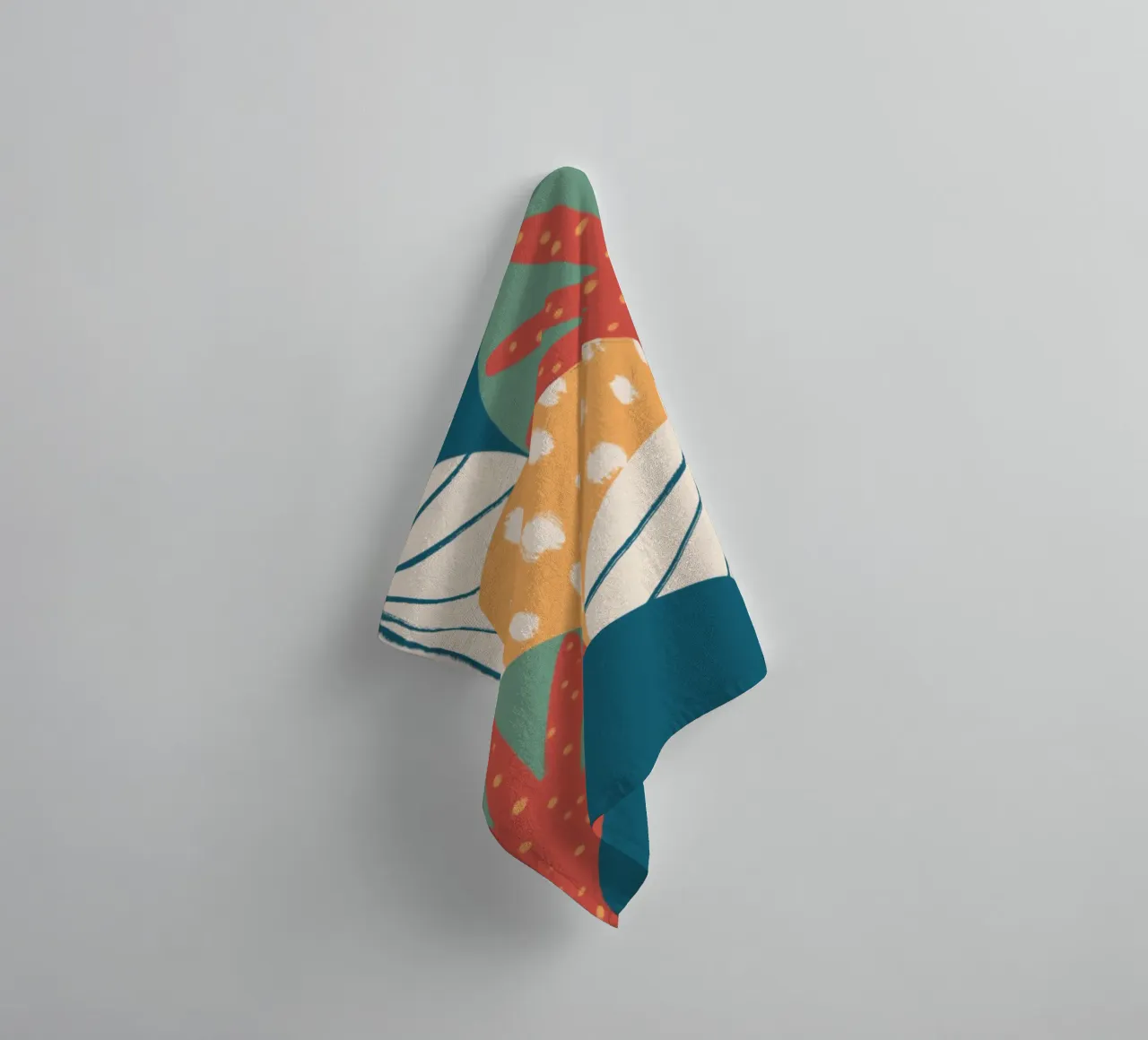 Pattern Scallop towel by Studio Fiamma