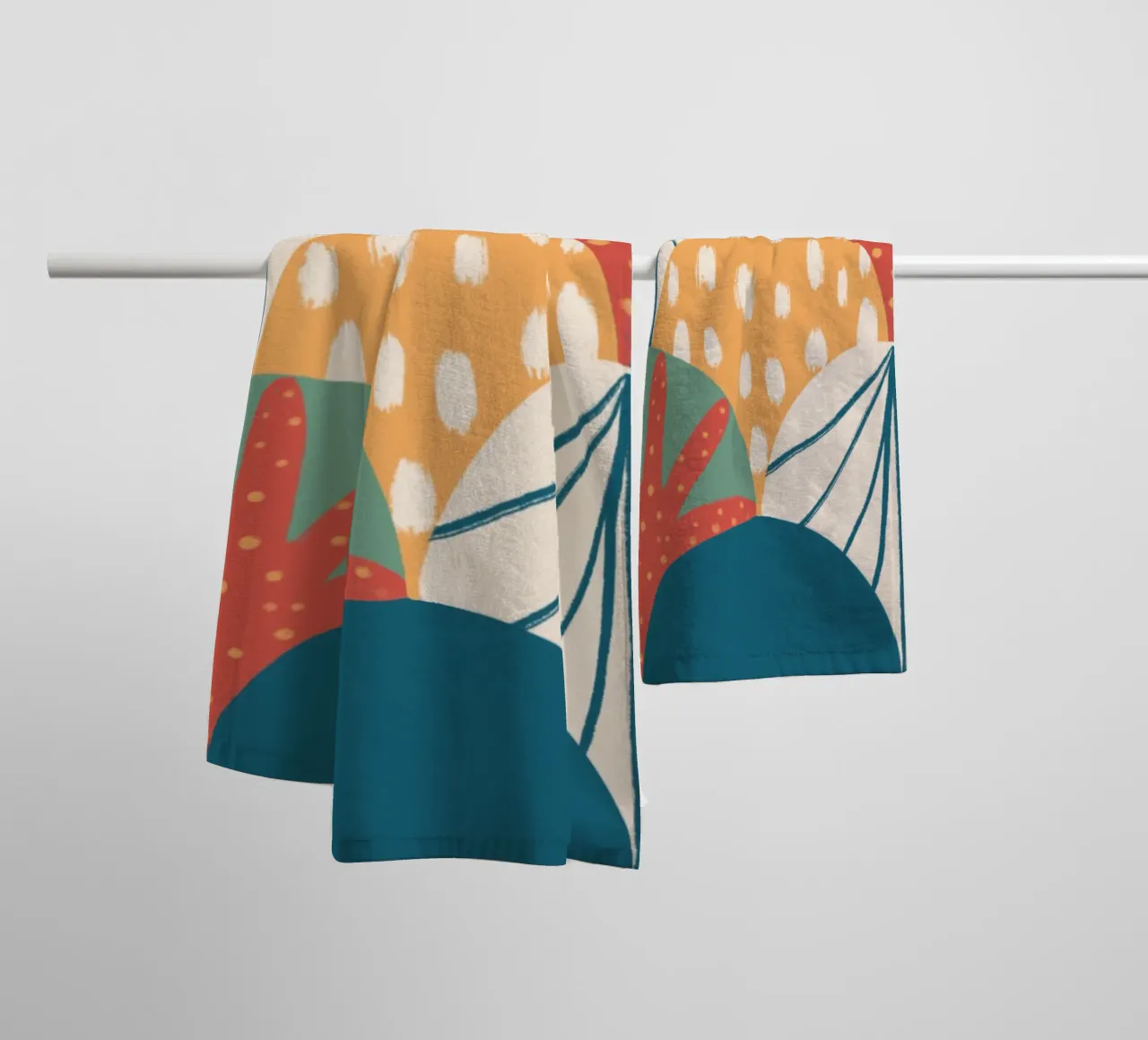 Pattern Scallop towel by Studio Fiamma