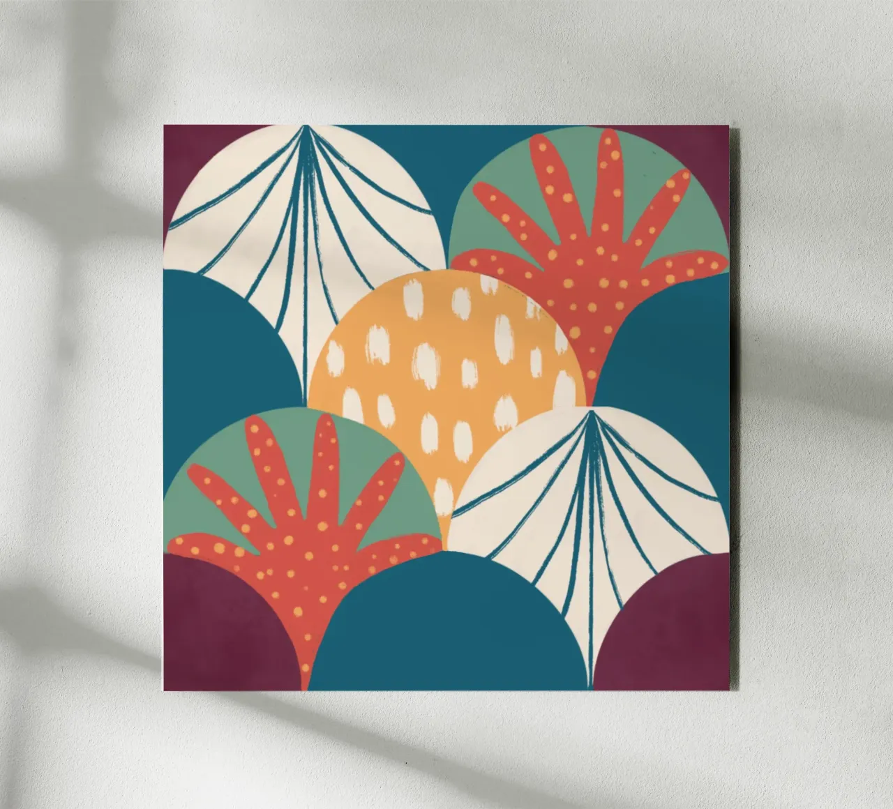 Pattern Scallop alluminio dibond da Studio Fiamma