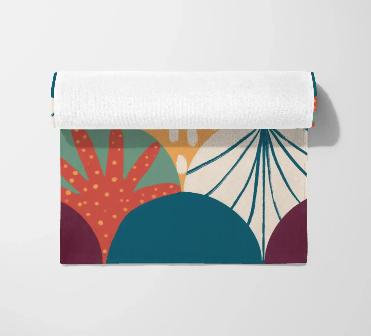 Pattern Scallop beach towel by Studio Fiamma