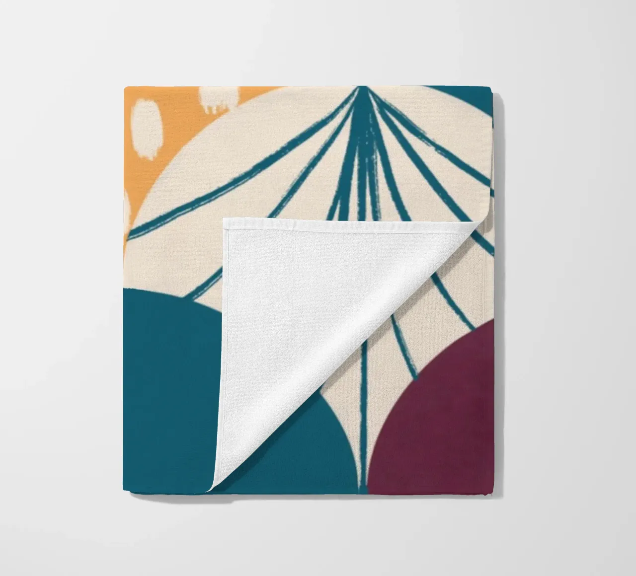 Pattern Scallop beach towel by Studio Fiamma