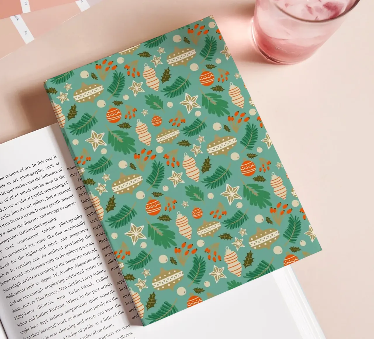 Christmas Tree - Evergreen Tree - Pine Tree Blue notebook by susanacosta