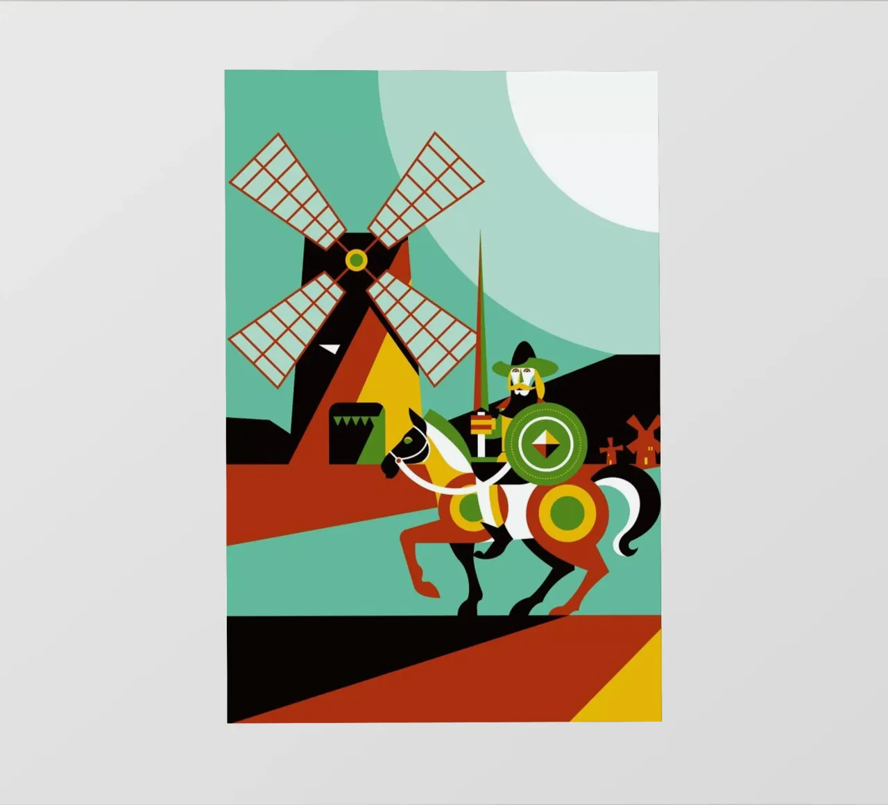 Don Quijote telo in pvc da Oscar Odd Diodoro