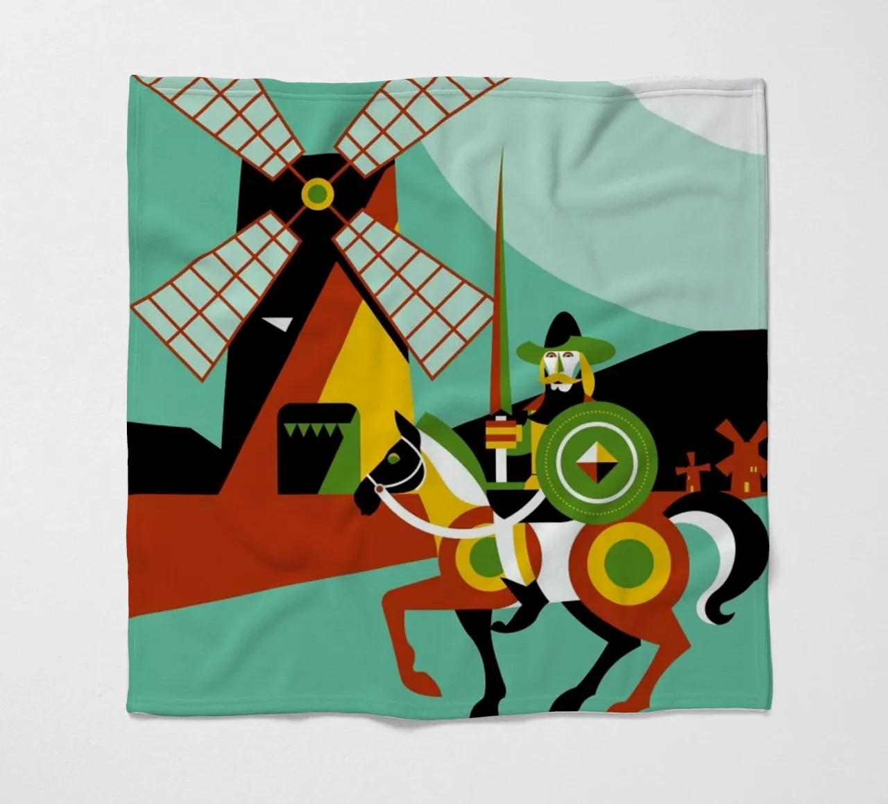Don Quijote coperta in pile da Oscar Odd Diodoro