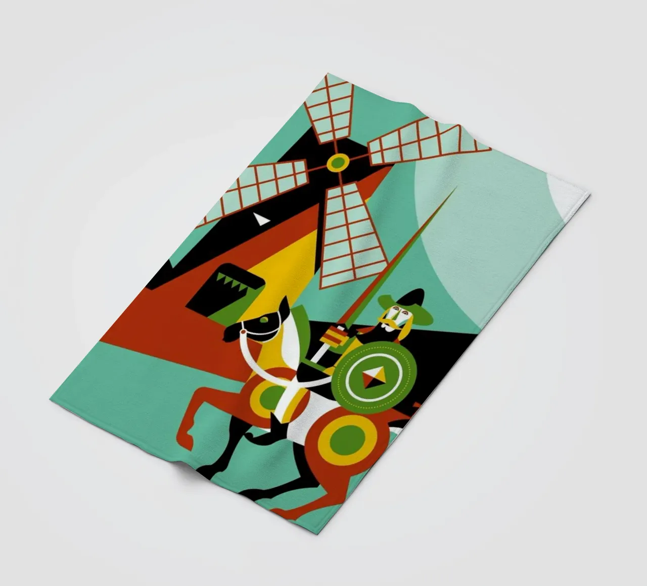 Don Quijote coperta in pile da Oscar Odd Diodoro