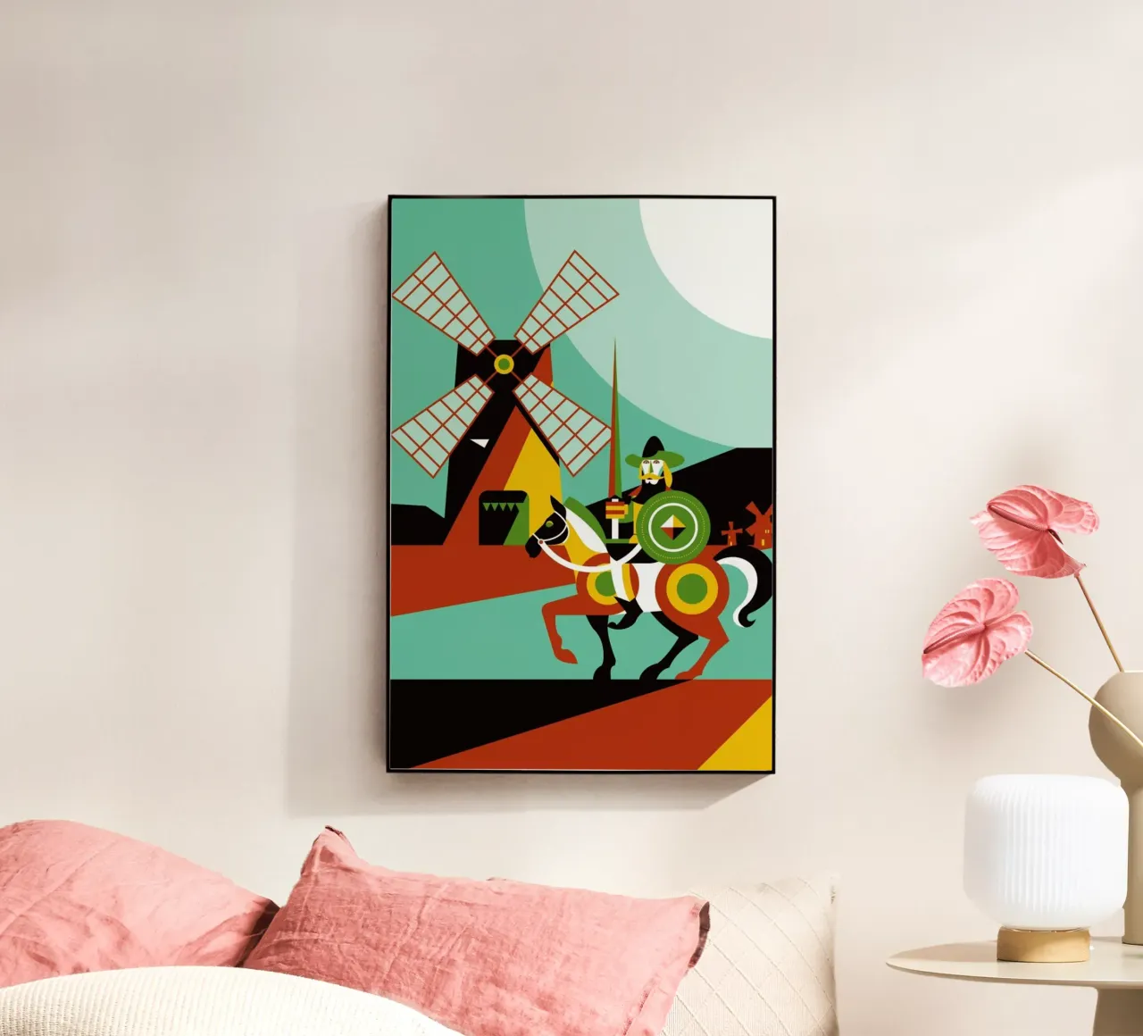 Don Quijote plexiglass da Oscar Odd Diodoro